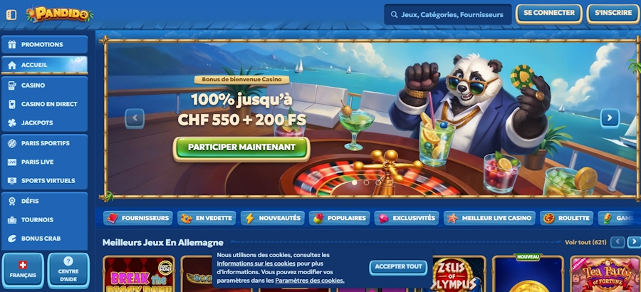 pandido casino